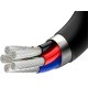 Перехідник BASEUS L53 Type-C to 3,5 mm Aux Macbook support PD 18W black CATL53-01