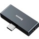 Перехідник BASEUS L57 Type-C Male To Type-C / 3.5 mm 18W PD black CATL57-01