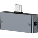 Перехідник BASEUS L57 Type-C Male To Type-C / 3.5 mm 18W PD black CATL57-01