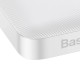 Повербанк портативний акумулятор Power Bank Baseus Bipow Digital 15W 10000 mAh White PPBD050002