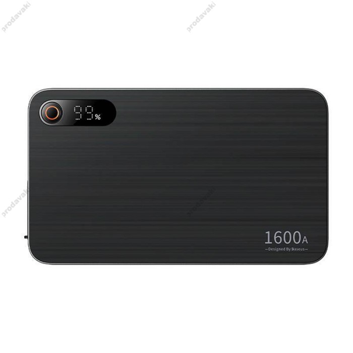 Пусковий зарядний пристрій бустер Baseus Super Energy Pro+ Black Car Jump Starter піковий 1600A 16000 mAh CGNL070001