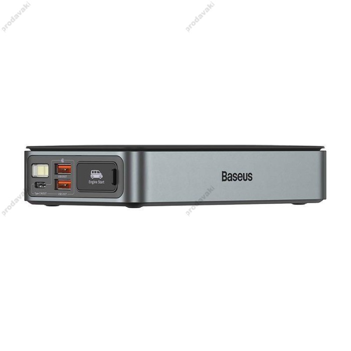 Пусковий зарядний пристрій бустер Baseus Super Energy Pro+ Black Car Jump Starter піковий 1600A 16000 mAh CGNL070001
