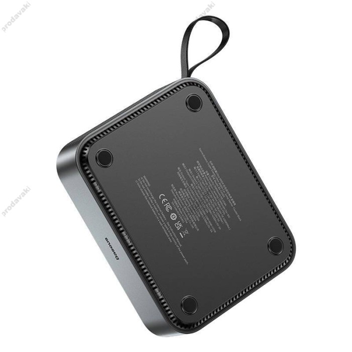 Пусковий зарядний пристрій бустер Baseus Super Energy Ultra Jump Starter піковий 3000A 26800 mAh Black C00251400111-00