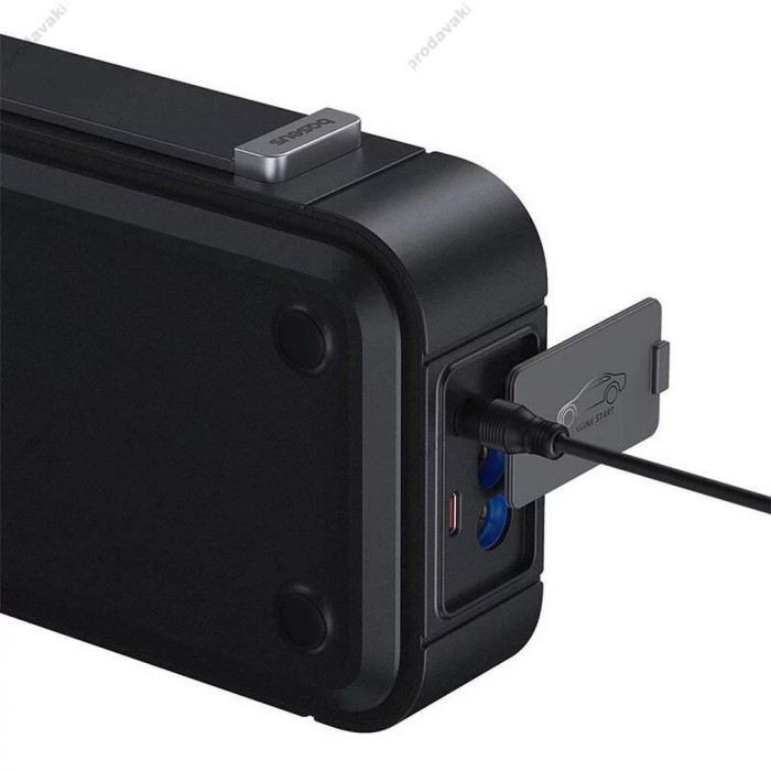 Пусковий зарядний пристрій бустер Baseus Super Energy Mega Series Supercapacitor піковий 3000A Grey C00265300821-00