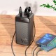 Повербанк портативний акумулятор Power bank Hoco J123D Element fully 22.5W+PD20W 90000mAh Black