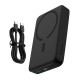 Повербанк портативний акумулятор Power bank Baseus Magnetic Mini MagSafe магнітний 10000mAh 30W Black PPCX110201