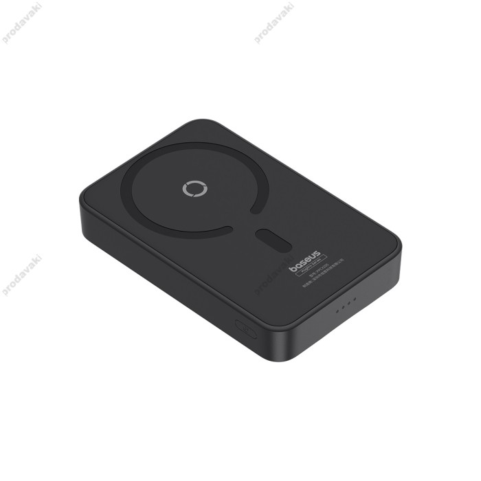 Повербанк портативний акумулятор Power bank Baseus MagPro Magnetic MagSafe магнітний 20W 5000 mAh Black P10064101123-00