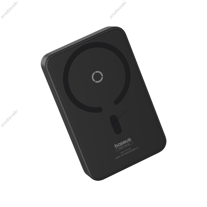 Повербанк портативний акумулятор Power bank Baseus MagPro Magnetic MagSafe магнітний 20W 5000 mAh Black P10064101123-00