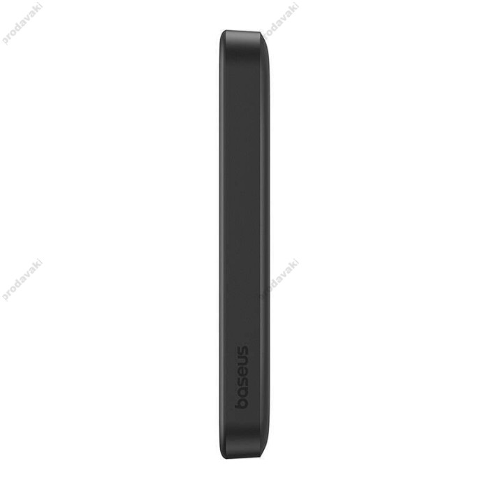 Повербанк портативний акумулятор Power bank Baseus Magnetic Mini Wireless MagSafe магнітний  20W 5000 mAh Black P10022107113-00