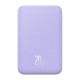 Повербанк портативний акумулятор Power bank Baseus Magnetic Mini Wireless MagSafe магнітний 20W 5000 mAh Purple P10022107513-00