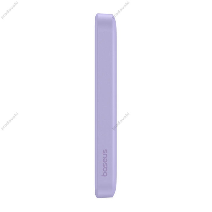 Повербанк портативний акумулятор Power bank Baseus Magnetic Mini Wireless MagSafe магнітний 20W 5000 mAh Purple P10022107513-00