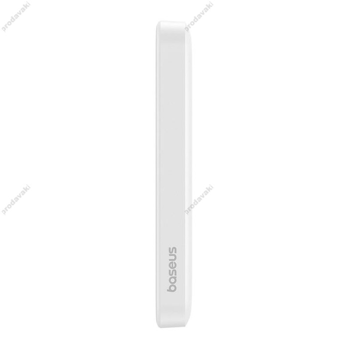 Повербанк портативний акумулятор Power bank Baseus Magnetic Mini Wireless MagSafe магнітний 20W 5000 mAh White P10022107223-00