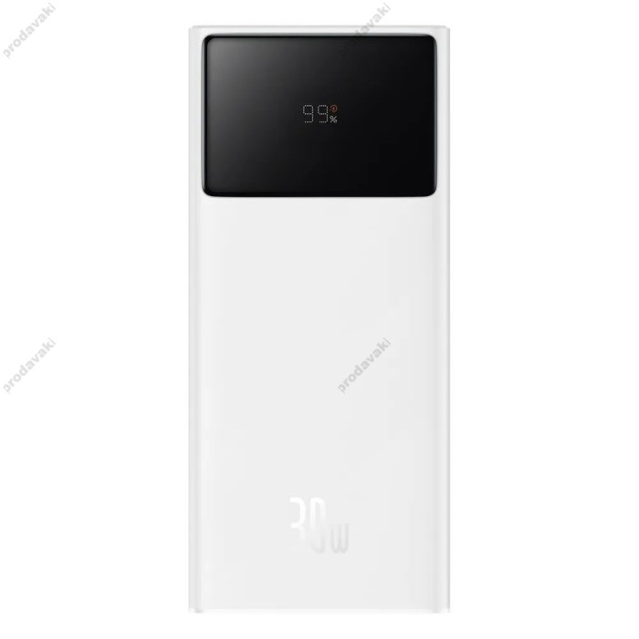 Повербанк портативний акумулятор Power Bank Baseus Star-Lord Digital 30W 20000 mAh Cluster White P10022904213-00