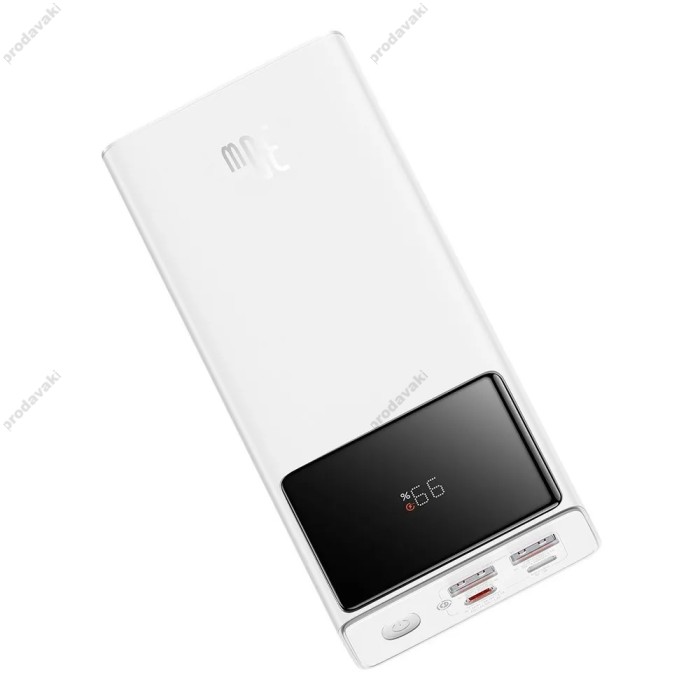 Повербанк портативний акумулятор Power Bank Baseus Star-Lord Digital 30W 20000 mAh Cluster White P10022904213-00