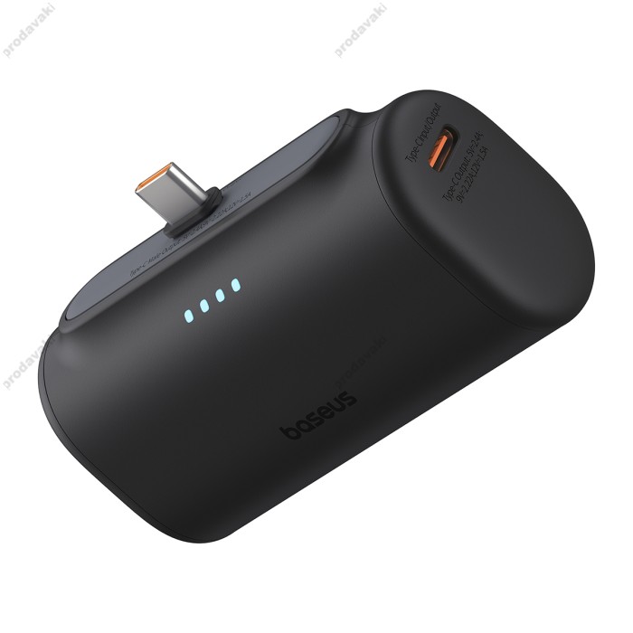 Повербанк портативний акумулятор Power bank Baseus Compact Fast Type-C 20W 5000 mAh Black P10068306113-00
