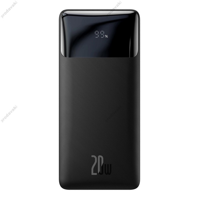 Повербанк портативний акумулятор Power bank Baseus Bipow Digital Display 20W 10000 mAh Black PPBD050301