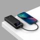 Повербанк портативний акумулятор Power bank Baseus Bipow Digital Display 20W 20000 mAh Black PPBD050501