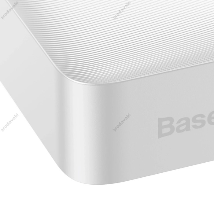 Повербанк портативний акумулятор Power bank Baseus Bipow Digital Display 20W 20000 mAh White PPBD050302