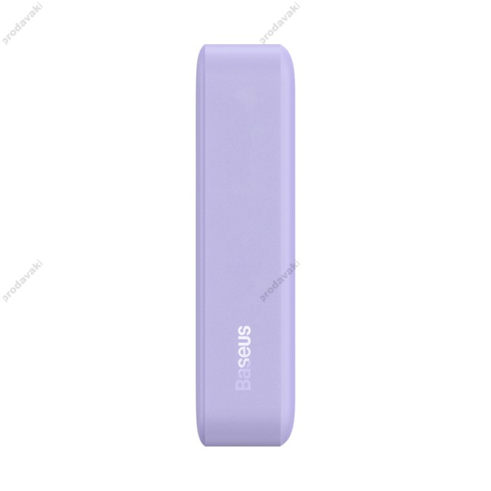 Повербанк портативний акумулятор Power bank Baseus Magnetic Mini Wireless 20W 20000 mAh Purple PPCX150005