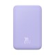 Повербанк портативний акумулятор Power bank Baseus Magnetic Mini Wireless 20W 20000 mAh Purple PPCX150005