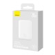 Повербанк портативний акумулятор Power bank Baseus Magnetic Mini MagSafe магнітний 20W 10000 mAh White PPCX070002