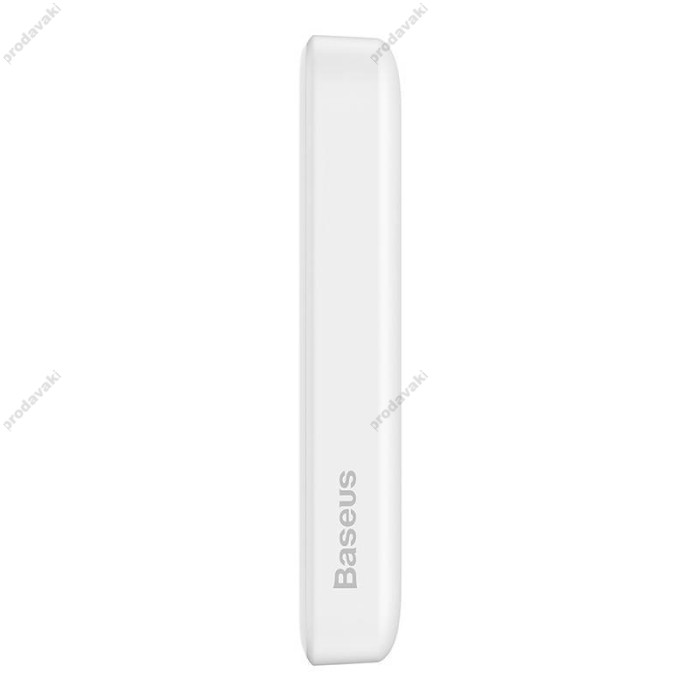 Повербанк портативний акумулятор Power bank Baseus Magnetic Mini MagSafe магнітний 20W 10000 mAh White PPCX070002