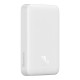 Повербанк портативний акумулятор Power bank Baseus Magnetic Mini MagSafe магнітний 20W 10000 mAh White PPCX070002
