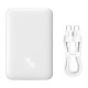 Повербанк портативний акумулятор Power bank Baseus Magnetic Mini MagSafe магнітний 20W 10000 mAh White PPCX070002