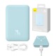 Повербанк портативний акумулятор Power bank Baseus Magnetic Mini MagSafe магнітний 20W 10000 mAh Blue PPCX110103