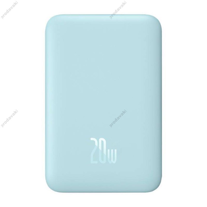 Повербанк портативний акумулятор Power bank Baseus Magnetic Mini MagSafe магнітний 20W 10000 mAh Blue PPCX110103