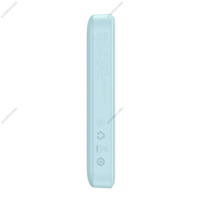 Повербанк портативний акумулятор Power bank Baseus Magnetic Mini MagSafe магнітний 20W 10000 mAh Blue PPCX110103