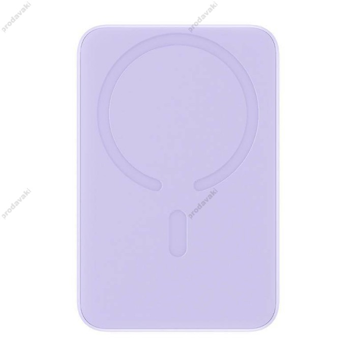 Повербанк портативний акумулятор Power bank Baseus Magnetic Mini MagSafe магнітний 20W 10000 mAh Purple PPCX110105