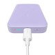 Повербанк портативний акумулятор Power bank Baseus Magnetic Mini MagSafe магнітний 20W 10000 mAh Purple PPCX110105