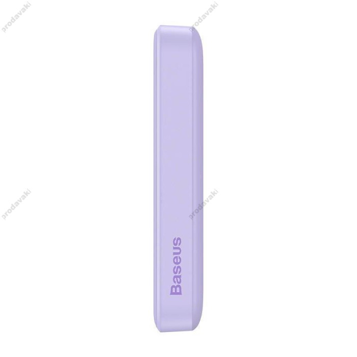 Повербанк портативний акумулятор Power bank Baseus Magnetic Mini MagSafe магнітний 20W 10000 mAh Purple PPCX110105