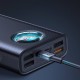 Повербанк портативний акумулятор Power bank Baseus Amblight Digital Display 65W 30000 mAh Black PPLG000101 (PPLG-A01)