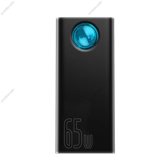 Повербанк портативний акумулятор Power bank Baseus Amblight Digital Display 65W 30000 mAh Black PPLG000101 (PPLG-A01)