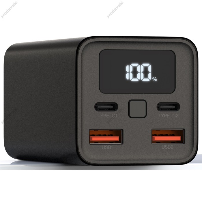Повербанк портативний акумулятор Power bank XO PB97 Fast Charging 65W 20000 mAh Black