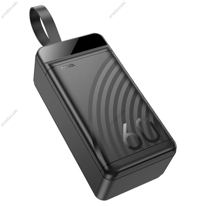Повербанк портативний акумулятор Power bank Hoco J123C Element 22.5W+PD20W 60000 mAh Black