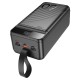Повербанк портативний акумулятор Power bank Hoco J123C Element 22.5W+PD20W 60000 mAh Black