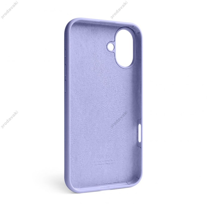 Чохол Silicone Case Full for iPhone 16 black