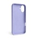 Чохол Silicone Case Full for iPhone 16 black