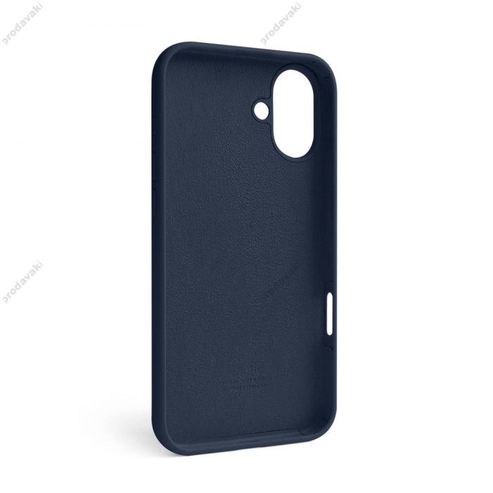 Чохол Silicone Case Full for iPhone 16 black