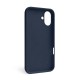 Чохол Silicone Case Full for iPhone 16 black