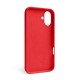 Чохол Silicone Case Full for iPhone 16 black