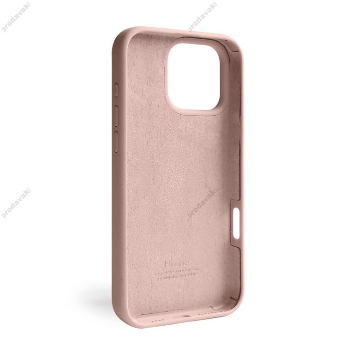 Чохол Silicone Case Full for iPhone 16 Pro Max stone
