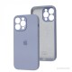 Чохол Silicone Case Full Camera для iPhone 16 lavander grey