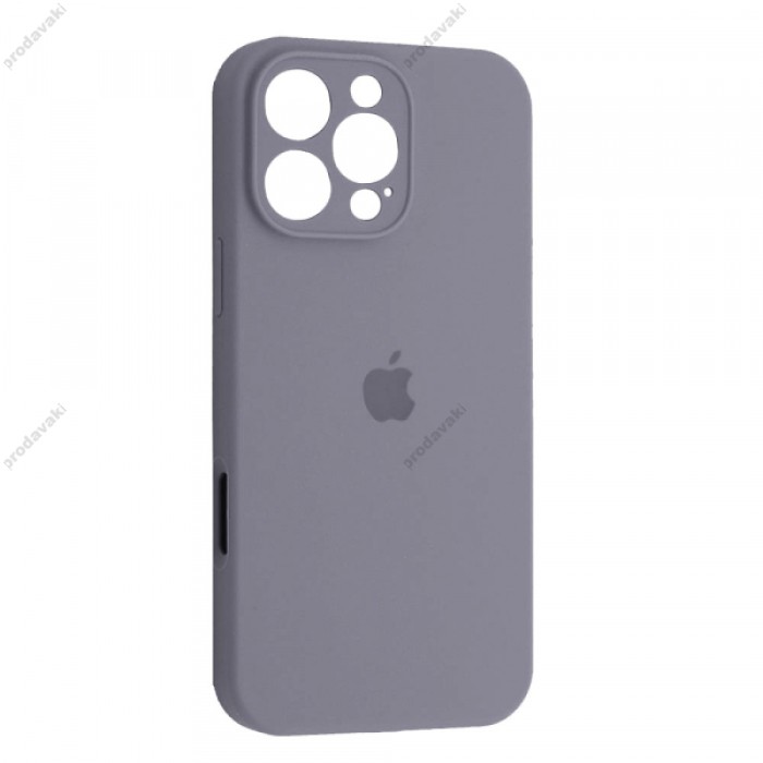 Чохол Silicone Case Full Camera для iPhone 16 Pro lavander grey