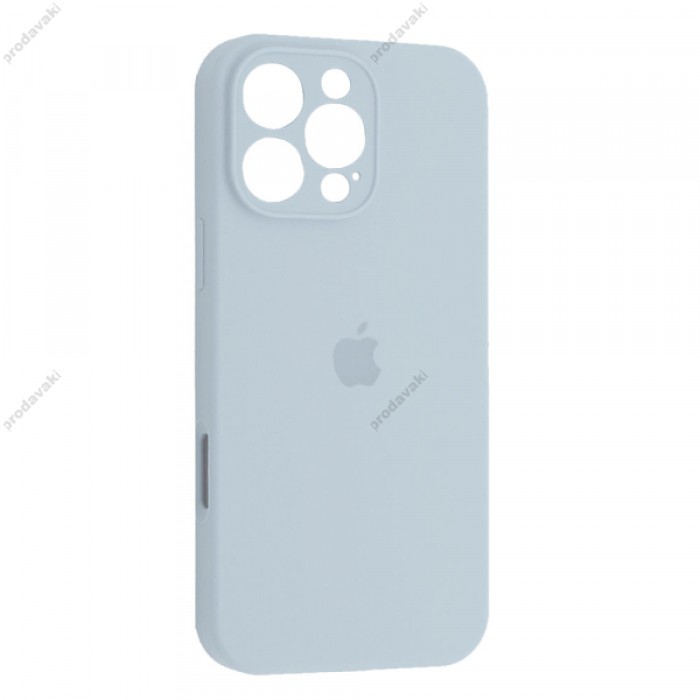 Чохол Silicone Case Full Camera для iPhone 16 Pro Max light blue