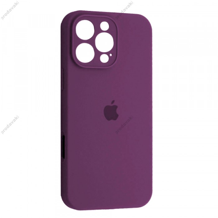Чохол Silicone Case Full Camera для iPhone 16 Pro Max purple