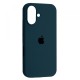 Чохол Silicone Case Full for iPhone 16 abyss blue